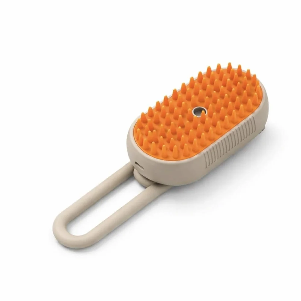 Pet Grooming Brush | Soft Silicone Massage Brush for Dogs & Cats | Deshedding
